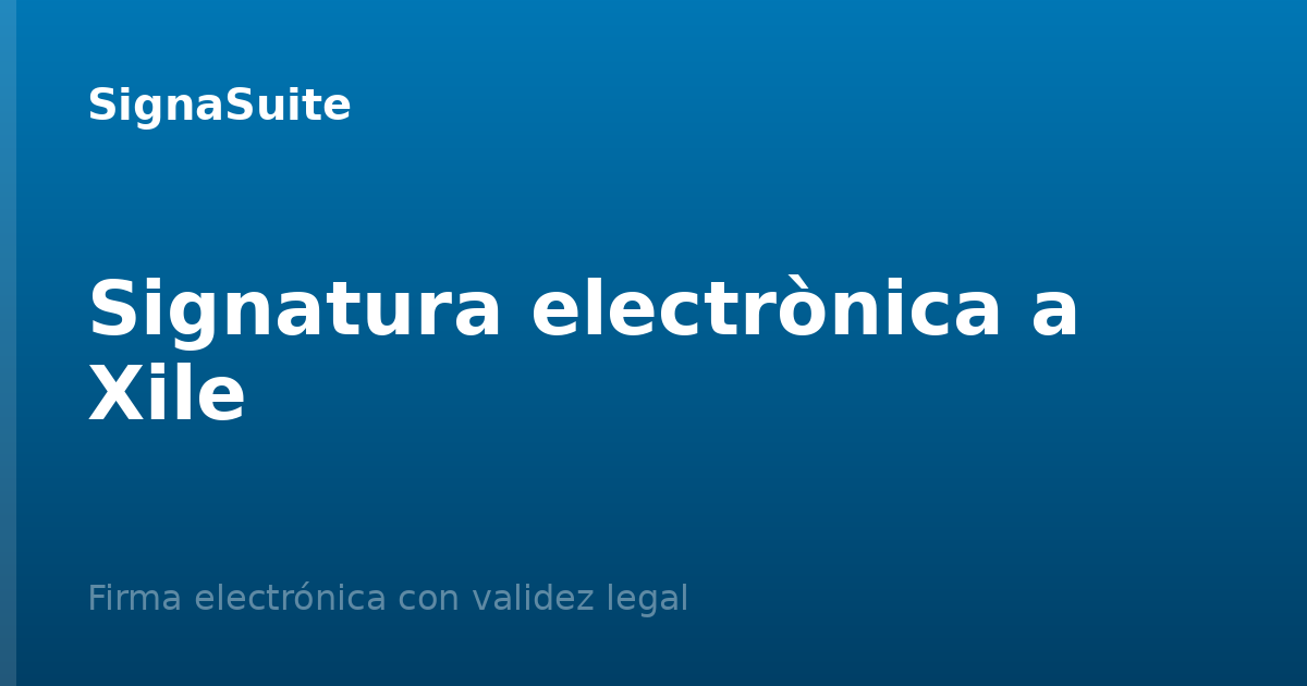 Signatura electrònica a Xile
